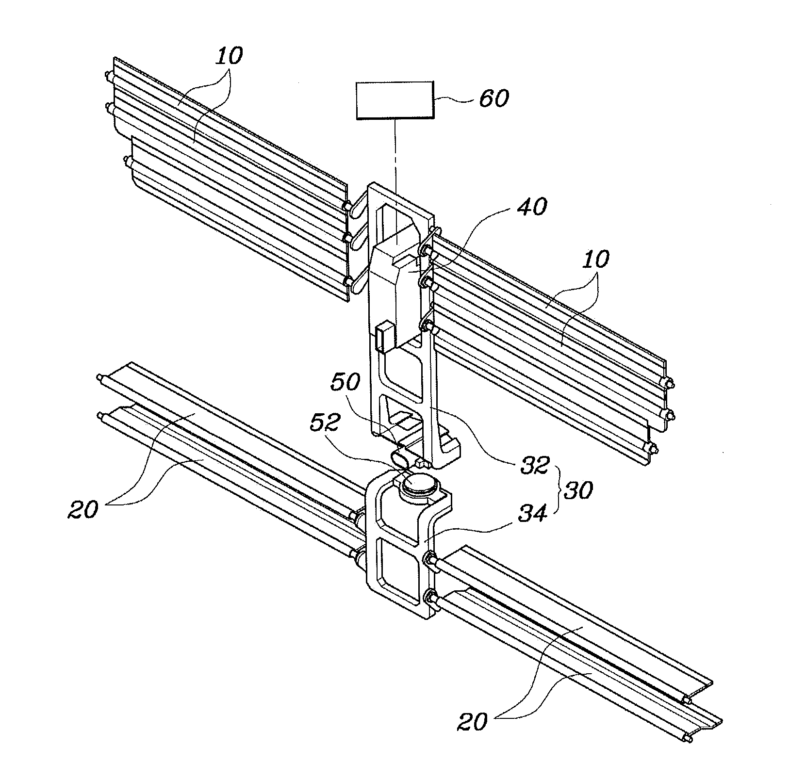 Active air flap device for vehicles