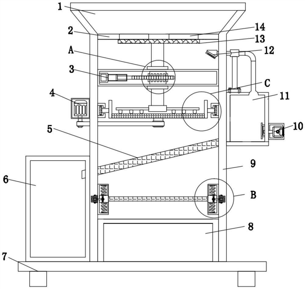 Novel sand screening device for constructional engineering