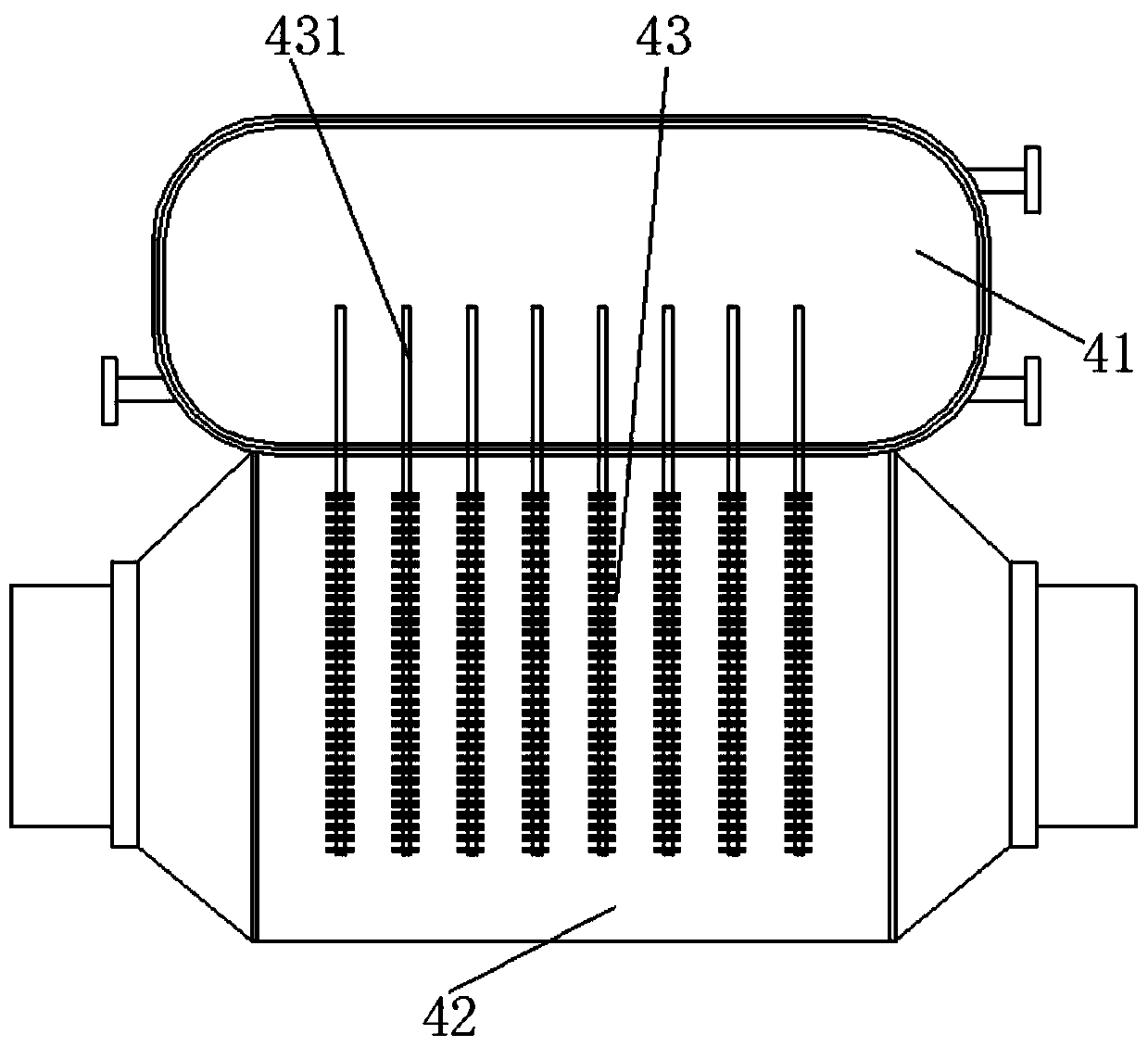 Waste heat recovery device for steel ingot extraction