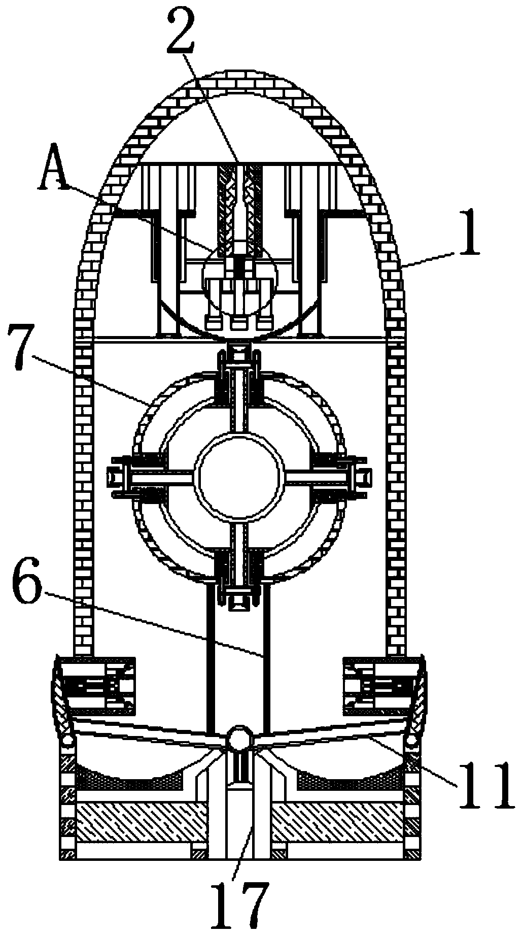 Feeding equipment for universal angle steel electric arc refining