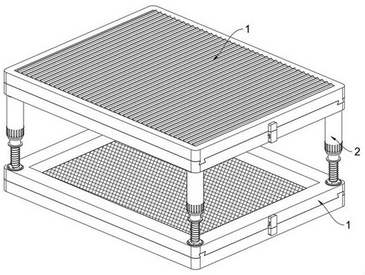 A kind of auxiliary bouncing device for somersault training for martial arts training