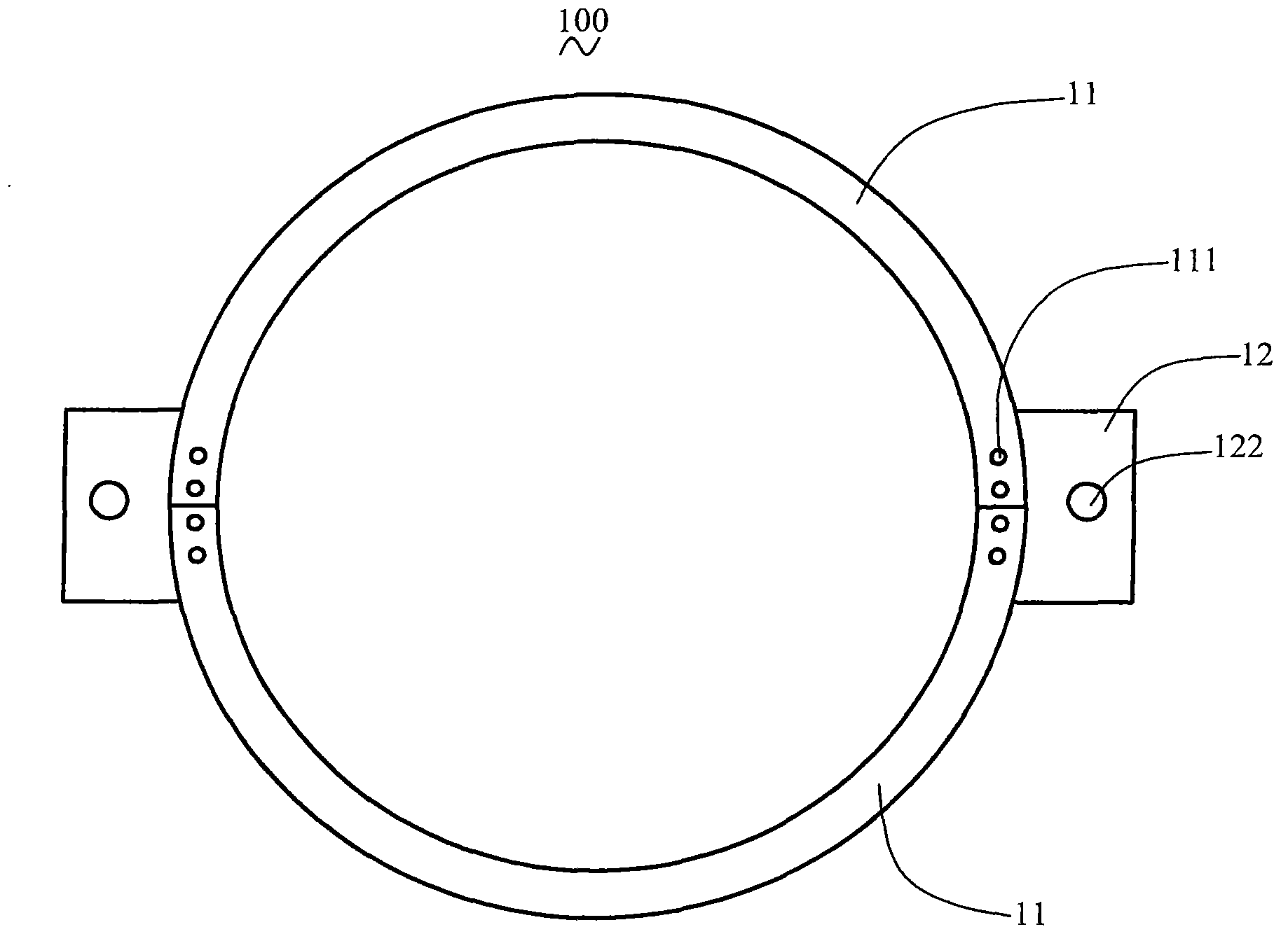 Large-diameter tube assembling and lifting tool
