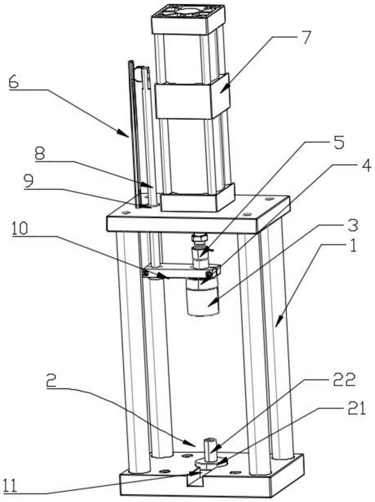 Method for testing retaining force of stator core of brushless motor