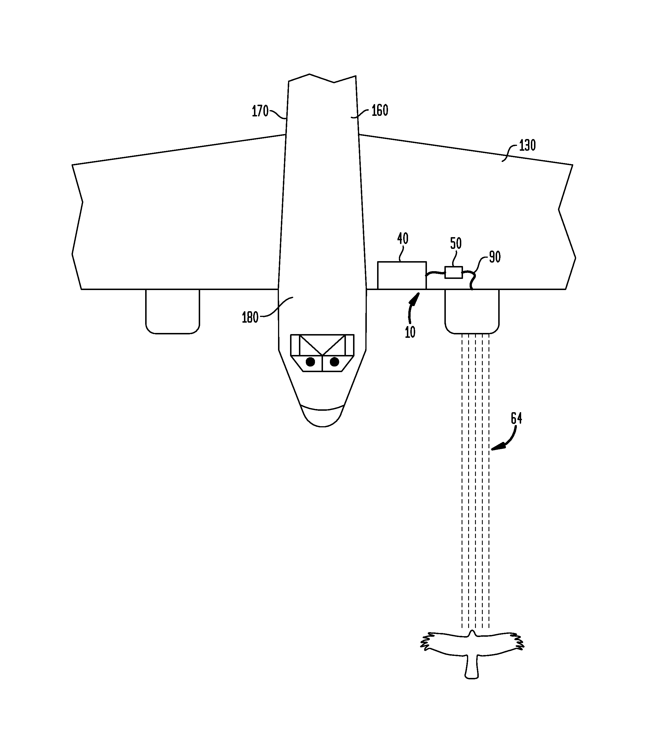 Foreign object damage protection device and system for aircraft