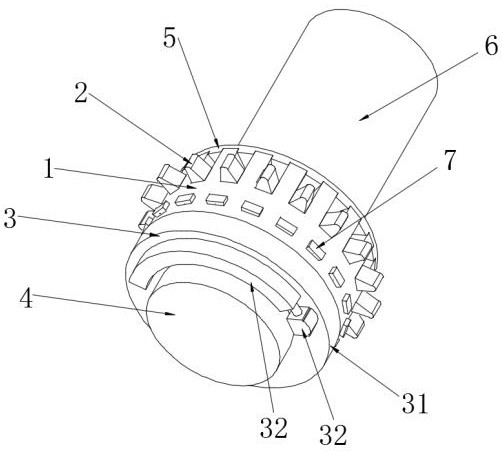 An intermittent transmission gear and a reciprocating intermittent transmission mechanism