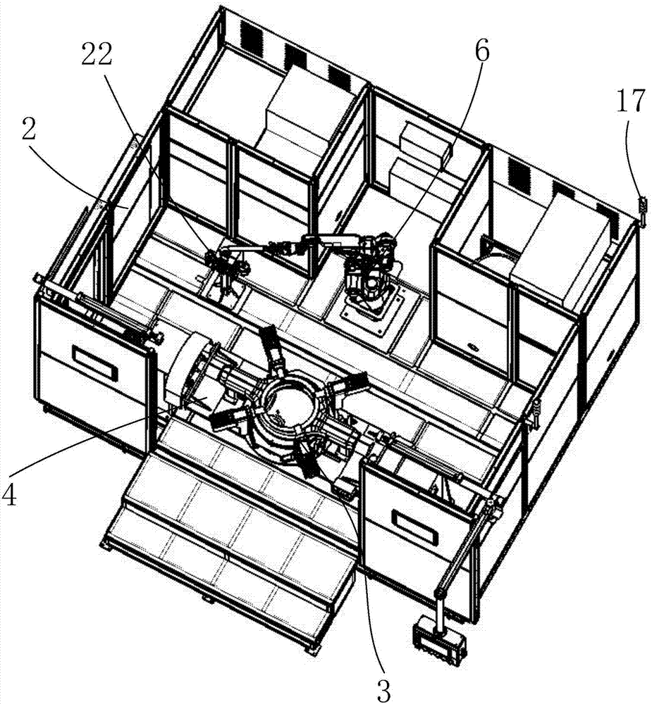 Automatic welding device for inner seam of rear cover of driving axle housing and application method for automatic welding device