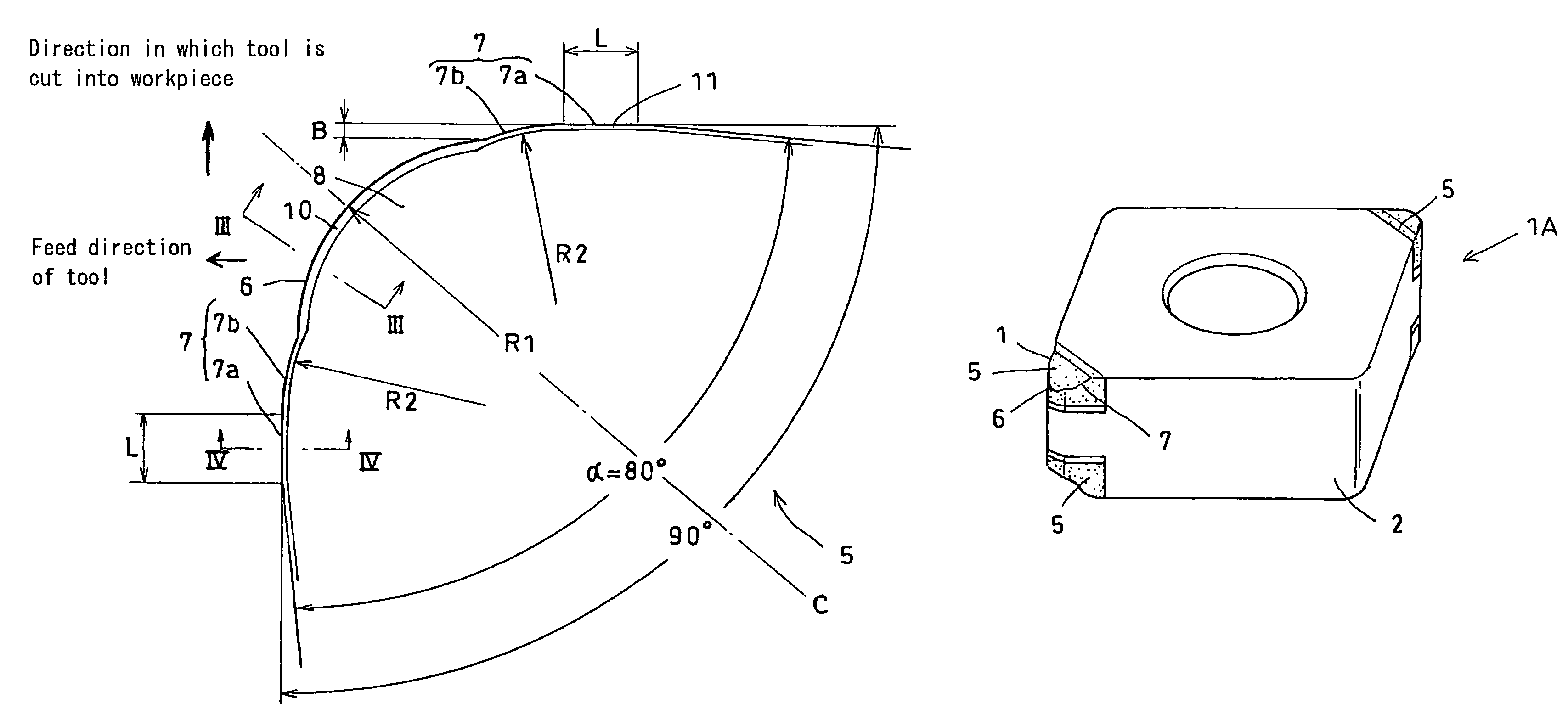 Cutting tool for high-quality high-efficiency machining and cutting method using the same