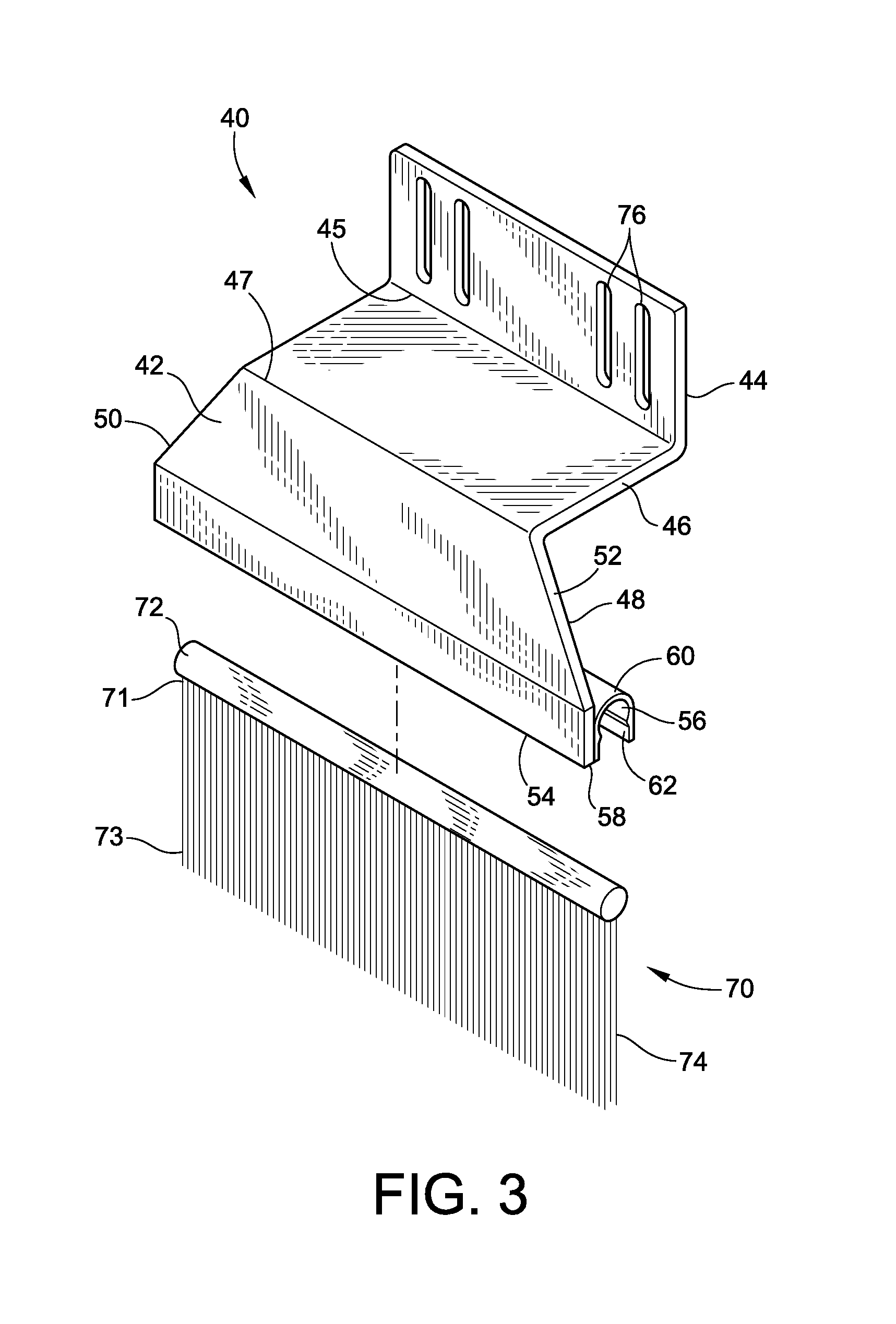 Spray boom nozzle spoiler device and system