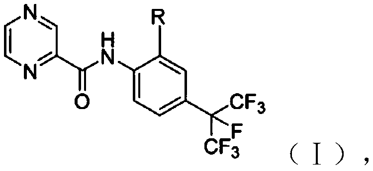 A kind of pyrazinamide compound and its preparation method and application