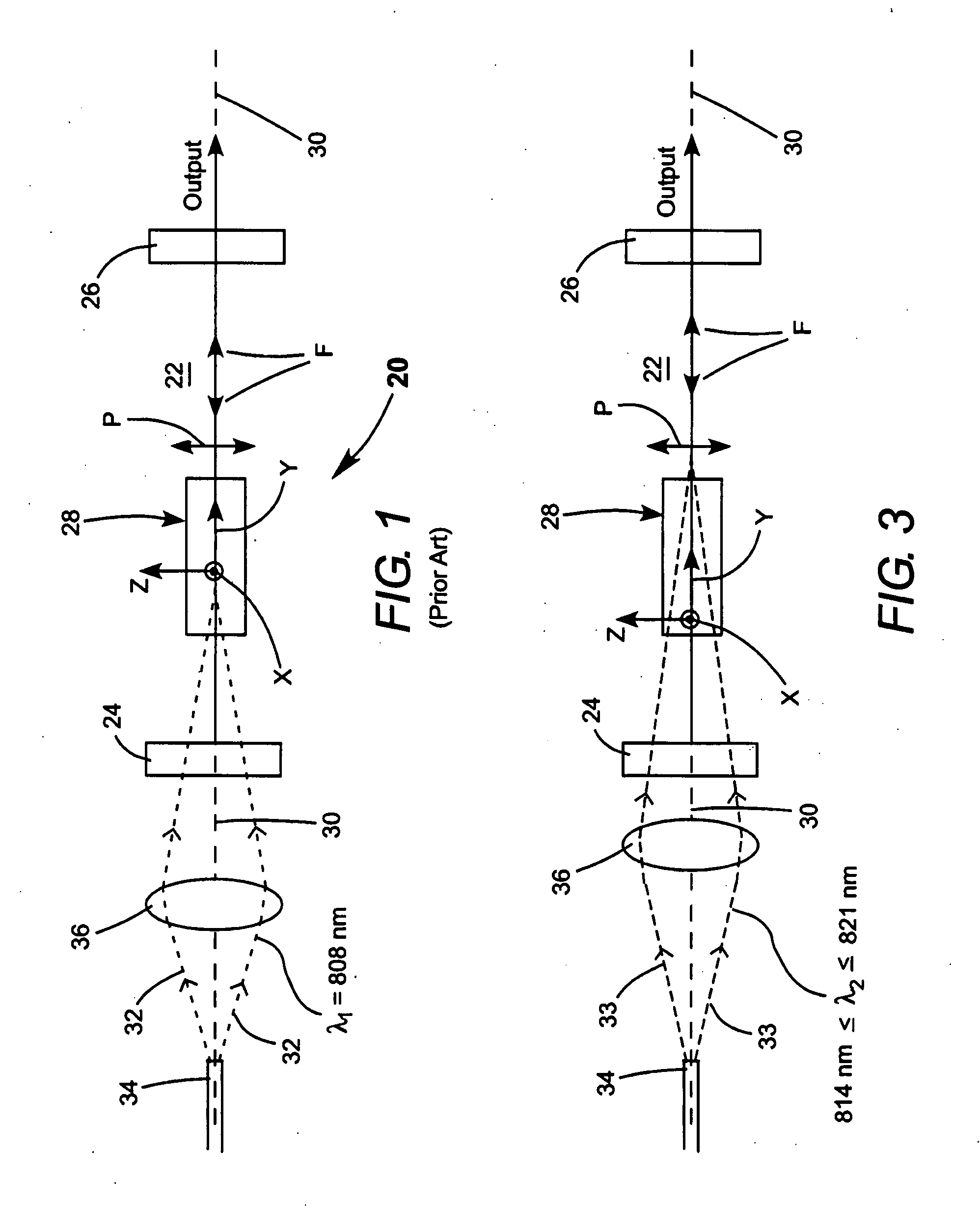 Off-peak optical pumping of yttrium orthovanadate