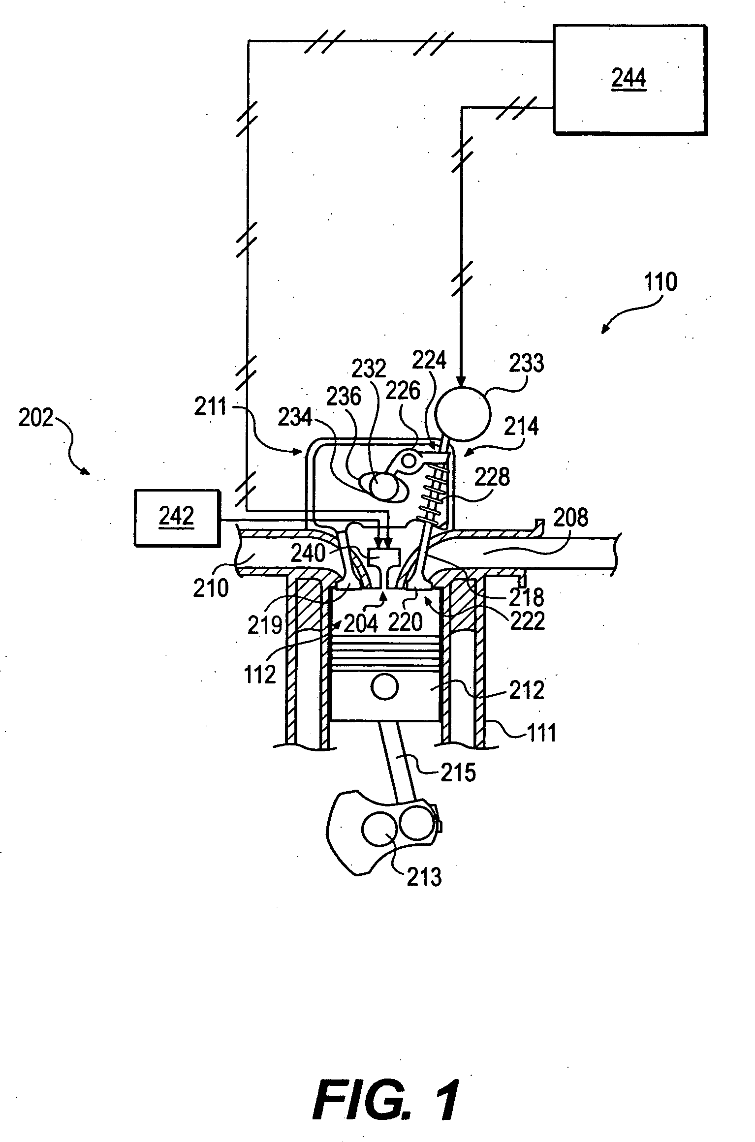 Exhaust gas recirculation system with in-cylinder valve actuation
