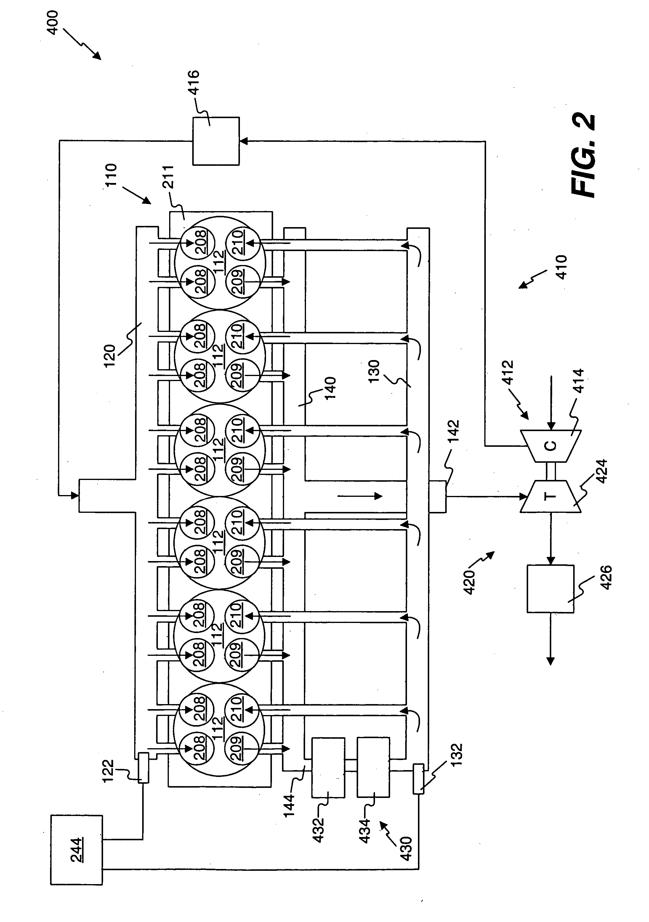 Exhaust gas recirculation system with in-cylinder valve actuation