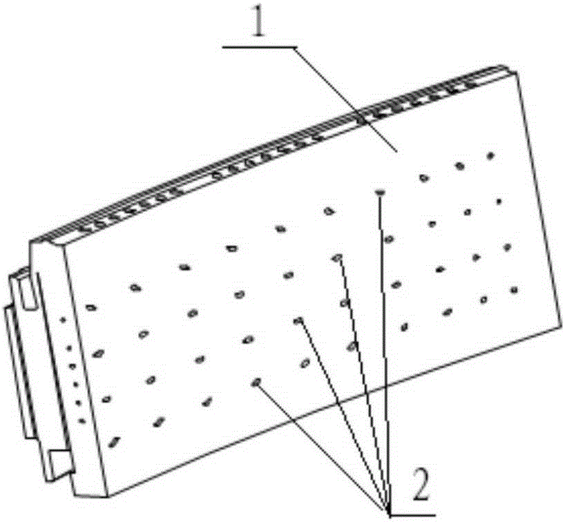 Processing method of sealing teeth on the sealing surface of a certain type of high pressure turbine outer ring