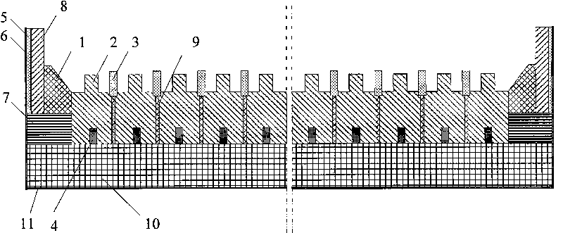 Method for reducing flow rate of aluminium liquid in electrolysis bath and slowing down cathode abrasion