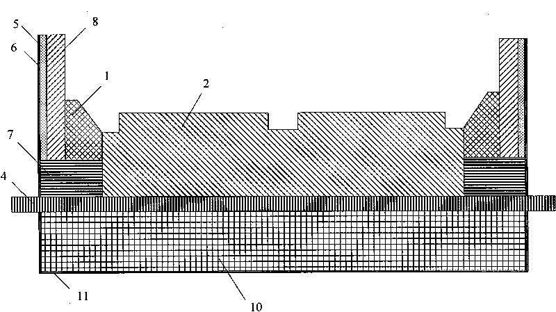 Method for reducing flow rate of aluminium liquid in electrolysis bath and slowing down cathode abrasion