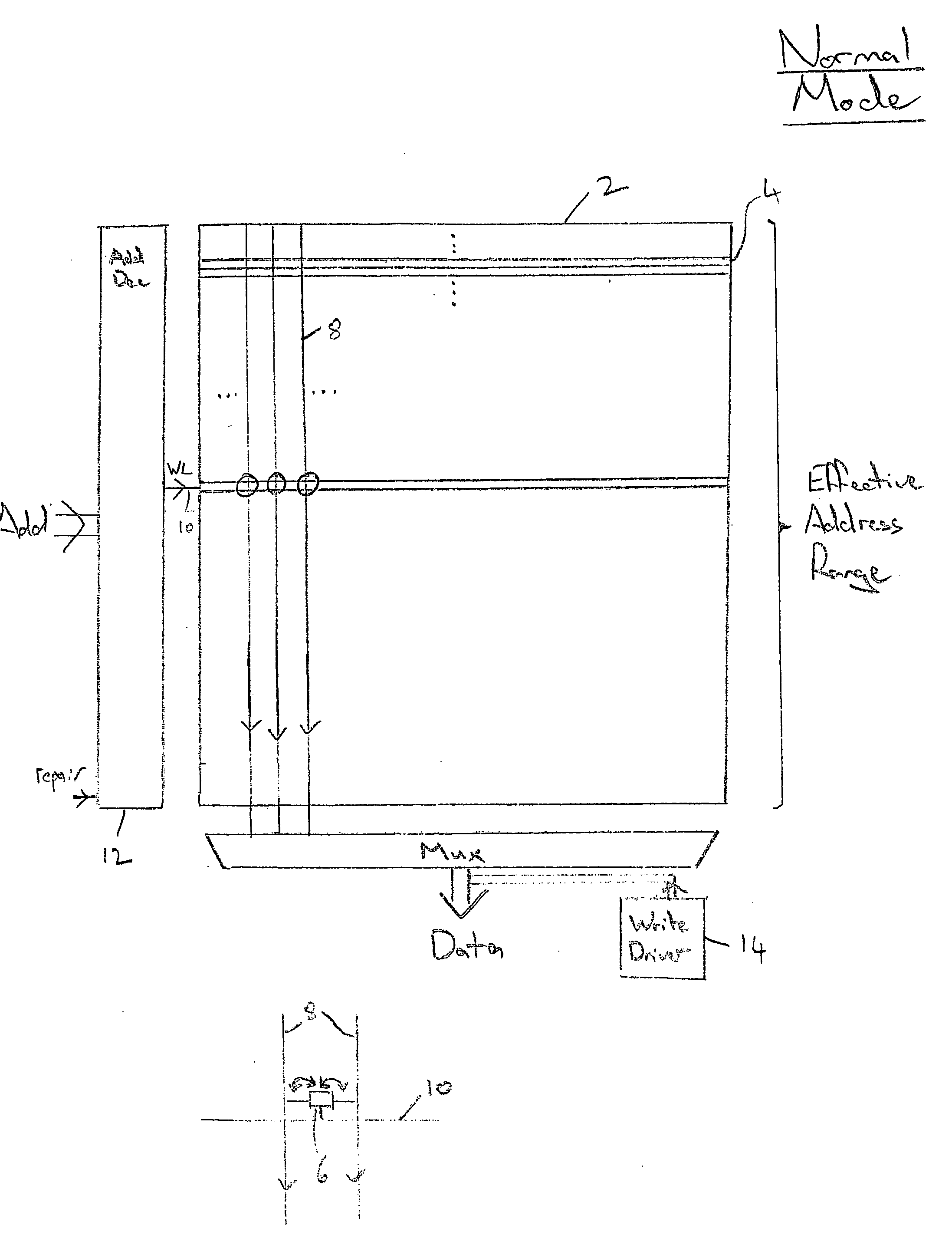 Repairing integrated circuit memory arrays