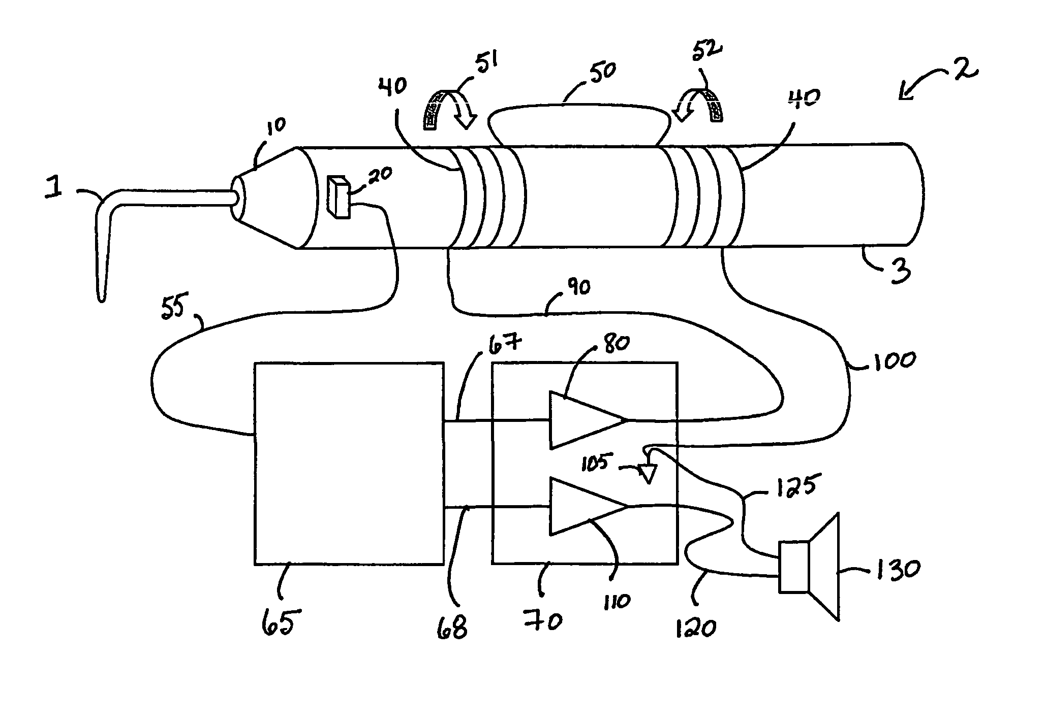 Tactile amplification instrument and method of use