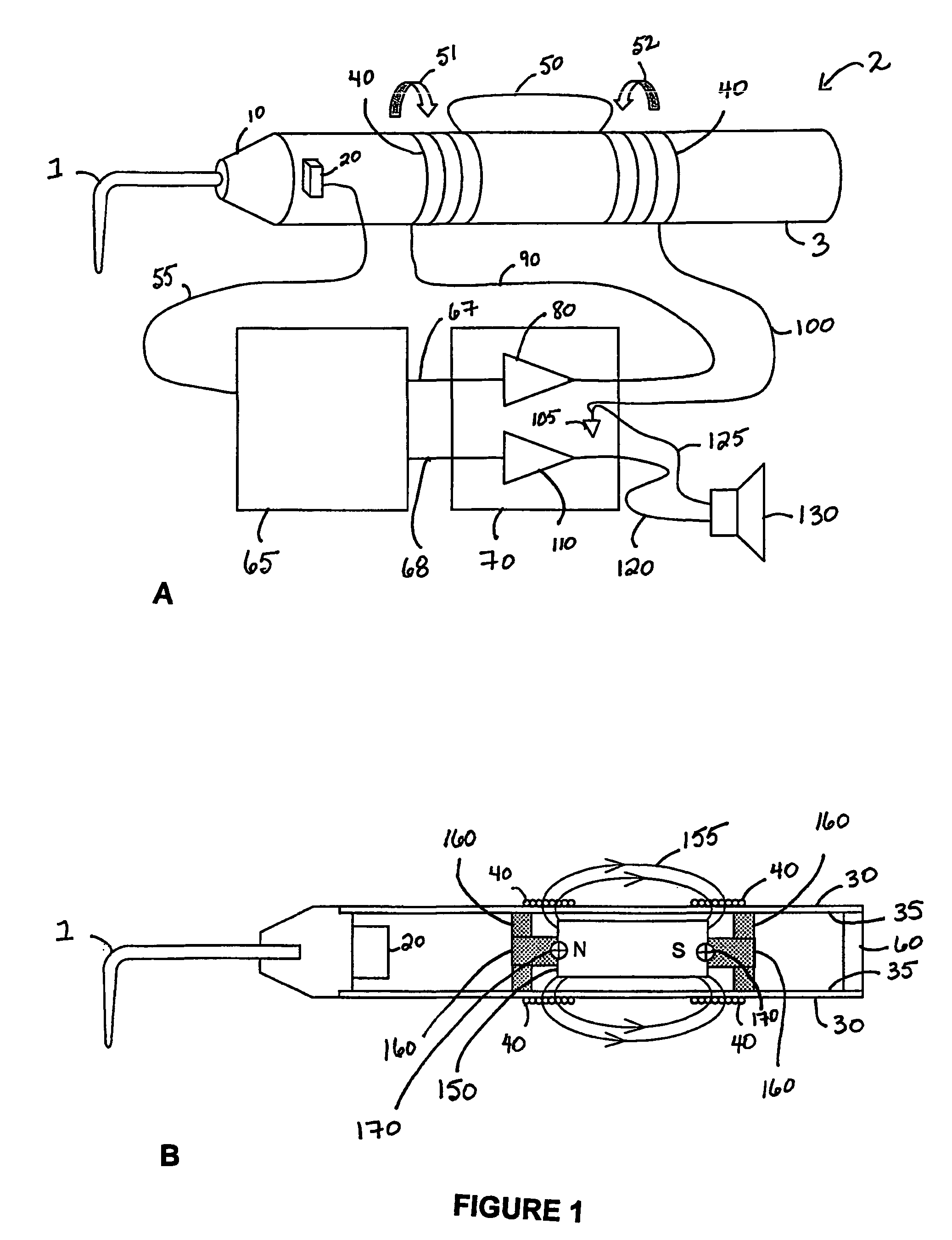 Tactile amplification instrument and method of use