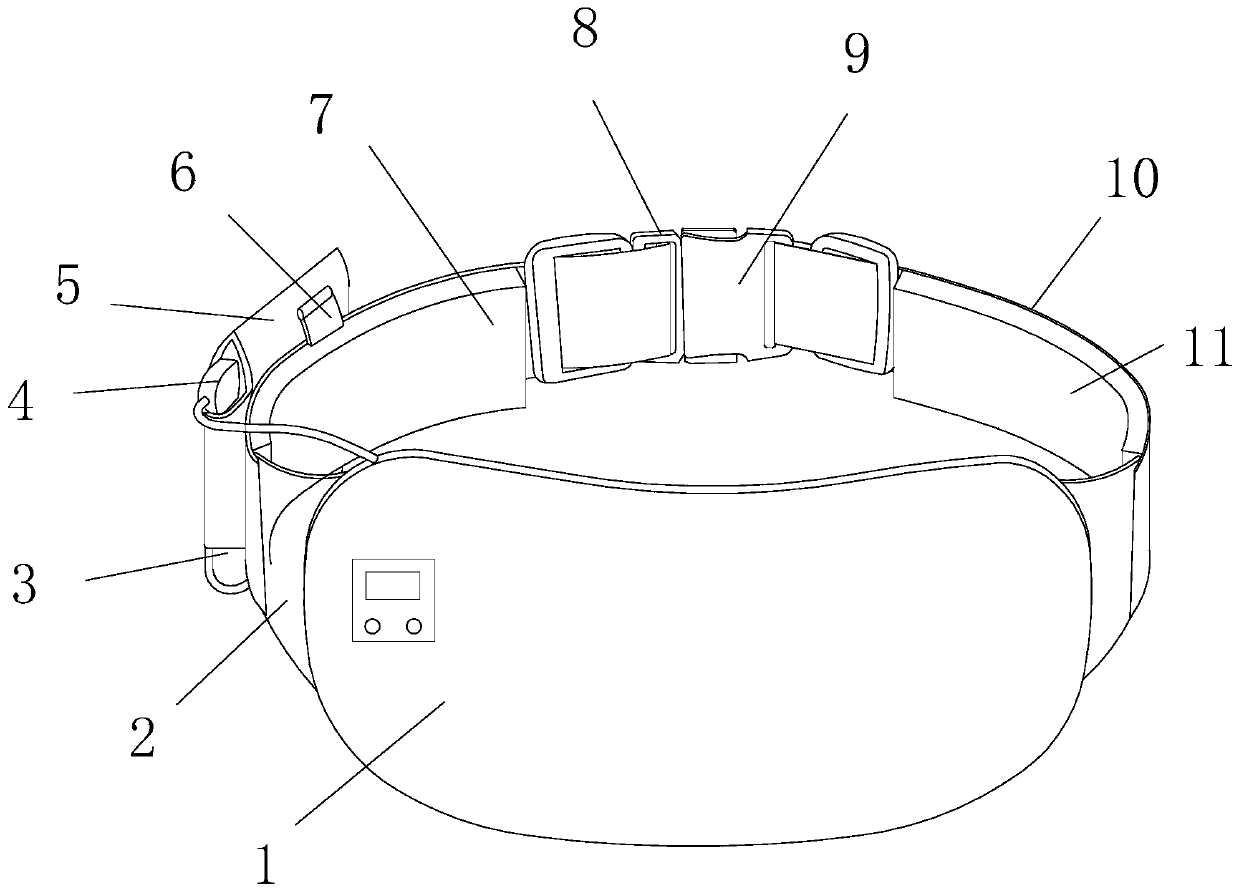 A gynecological device for relieving dysmenorrhea