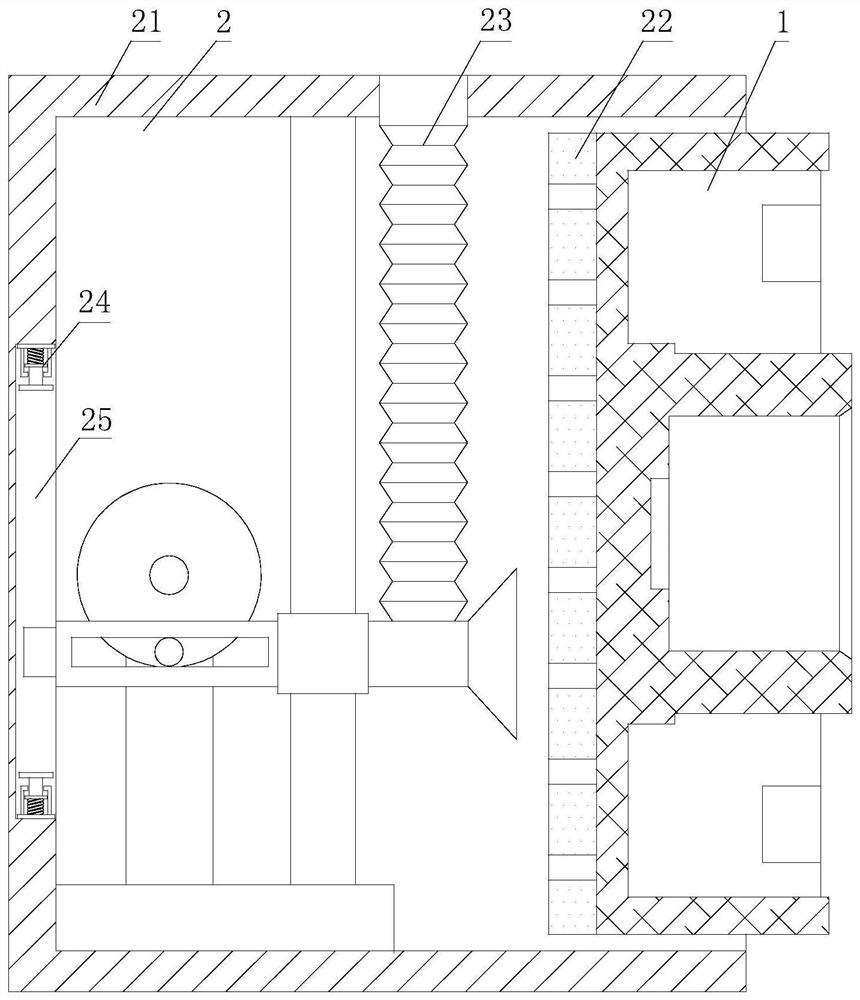 Heat dissipation structure for motor