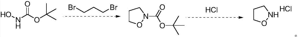 Method for preparing 1,2-tetrahydron isoxazole hydrochloride