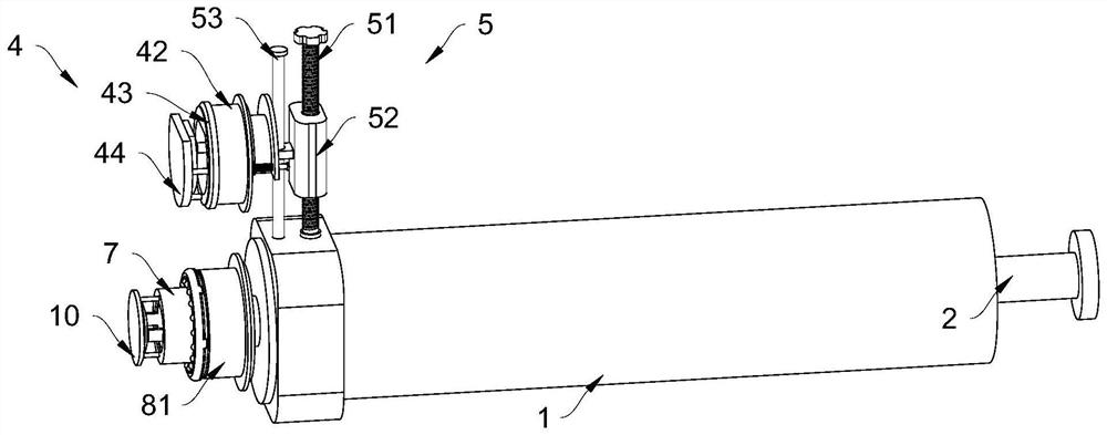 Prefabricated building grouting device