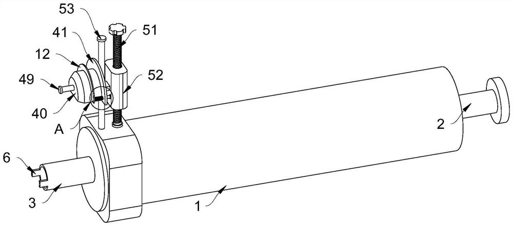 Prefabricated building grouting device