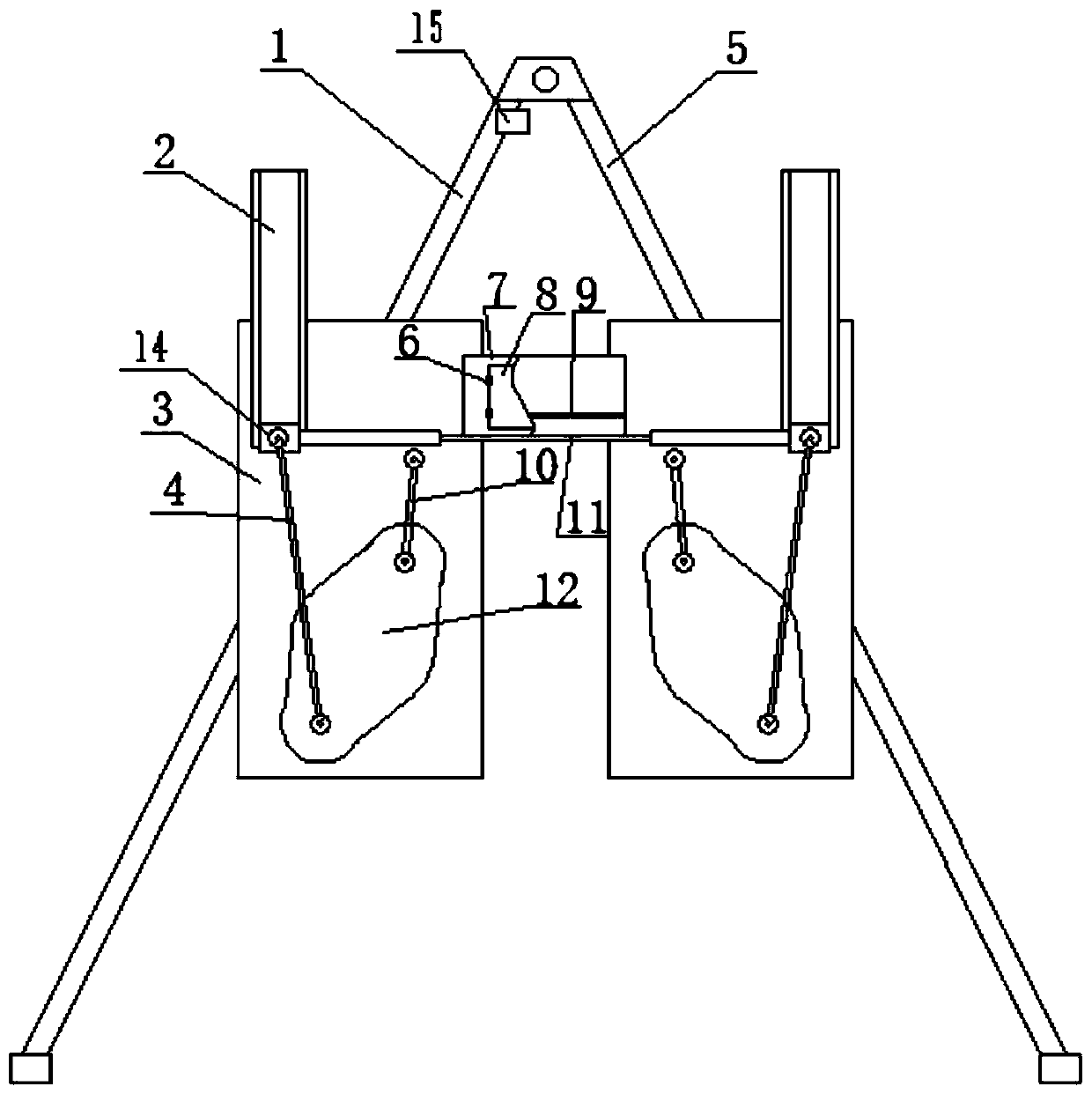 Lifting device for zinc oxide arrester resistance current tester