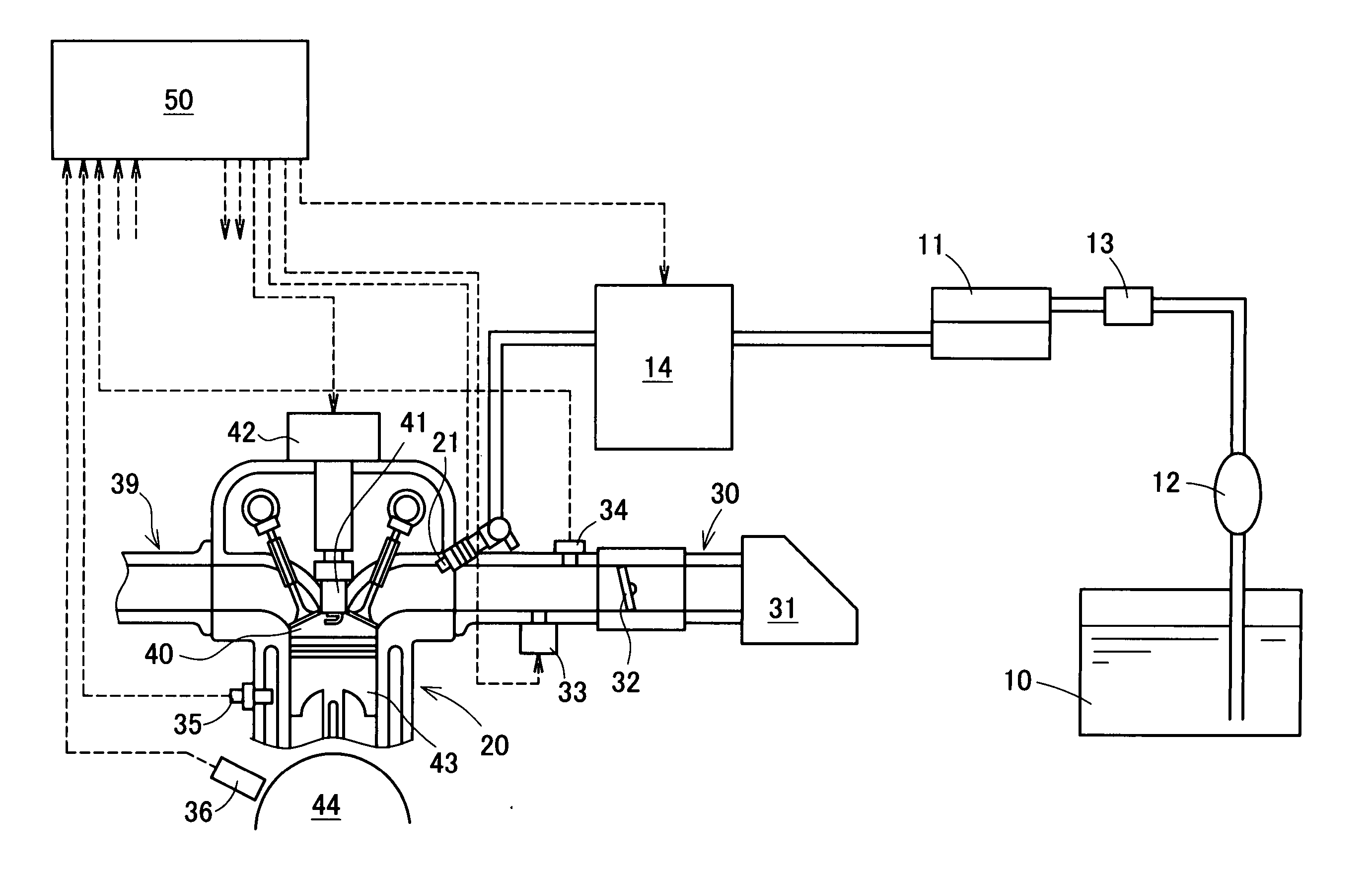 Fuel supply apparatus and vapor separator in outboard engine