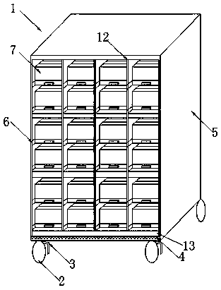 Circuit board raw material storage device