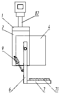 Safe cargo fixing and transferring device for logistics