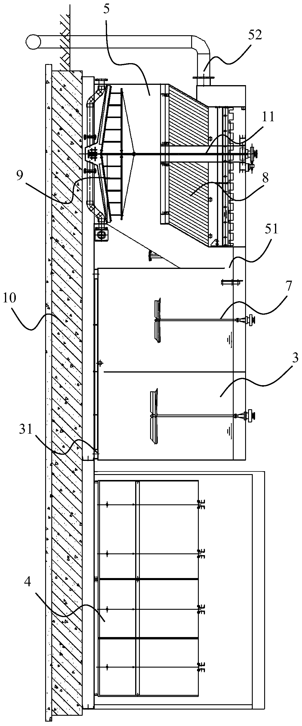 Integrated multi-effect clarification system and clarification method thereof