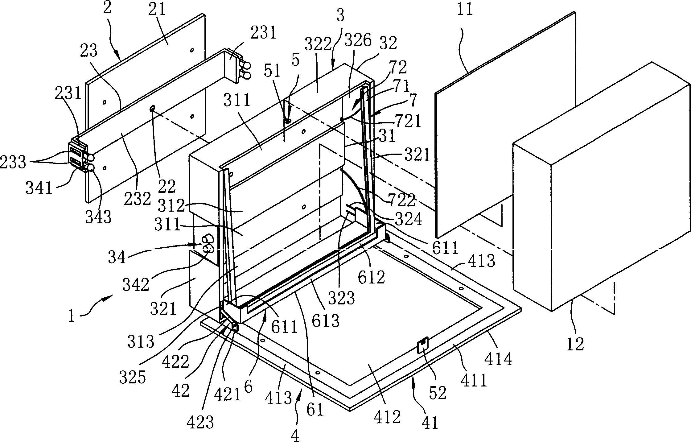 Photoframe capable of putting digit image device