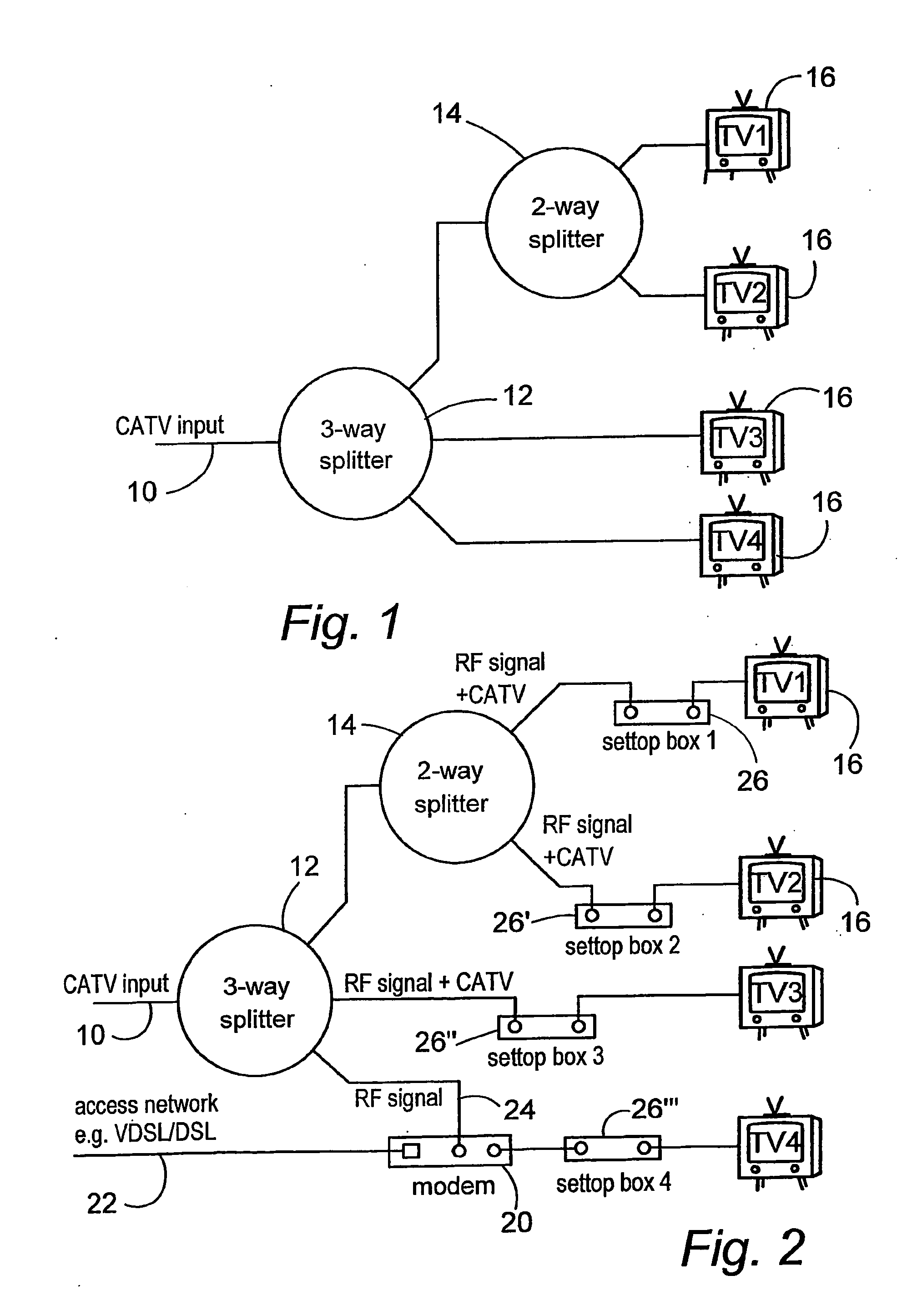 Loss reduction in a coaxial network