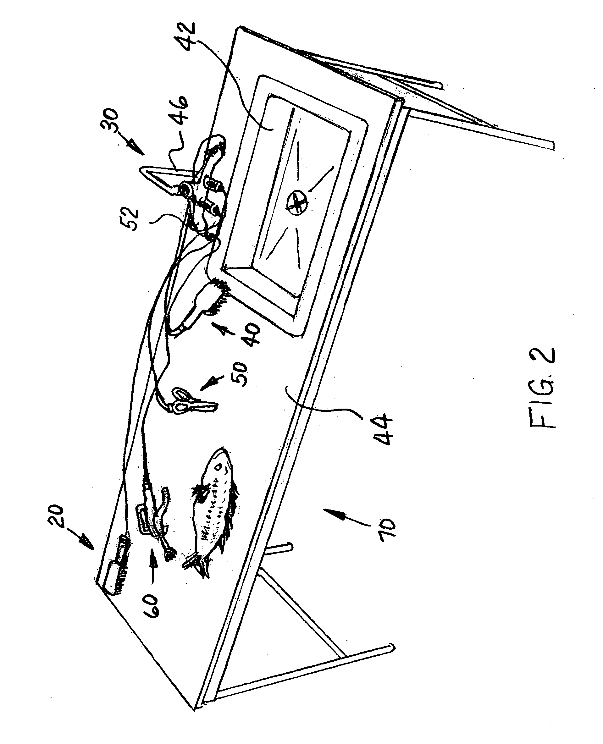 Fish cleaning apparatus