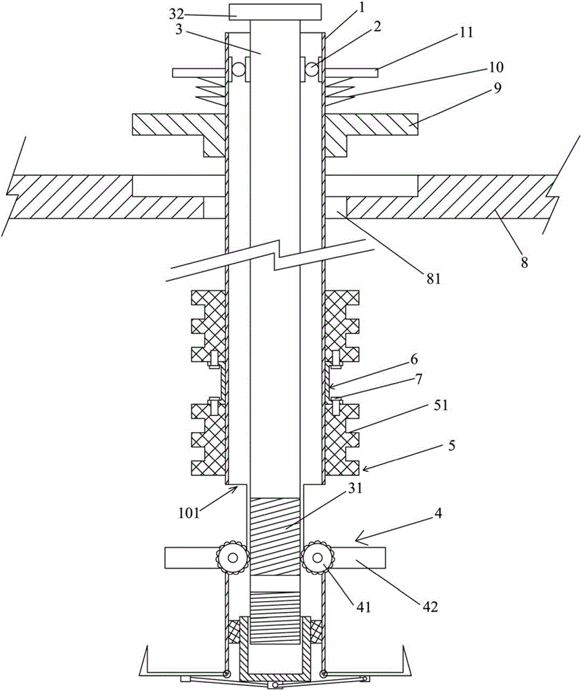 Slope reinforcing device for construction municipal civil engineering