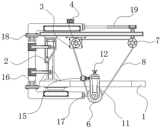 Chamfering equipment convenient to adjust for mold slide insert machining