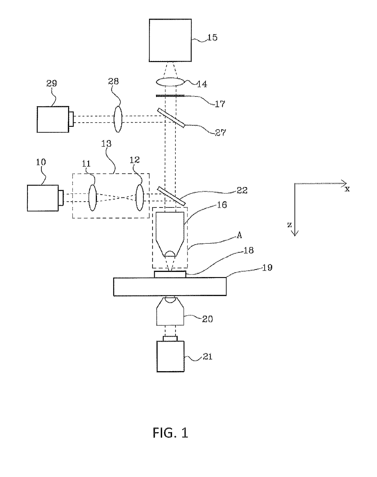 Method for the optoinjection of exogenous material into a biological cell