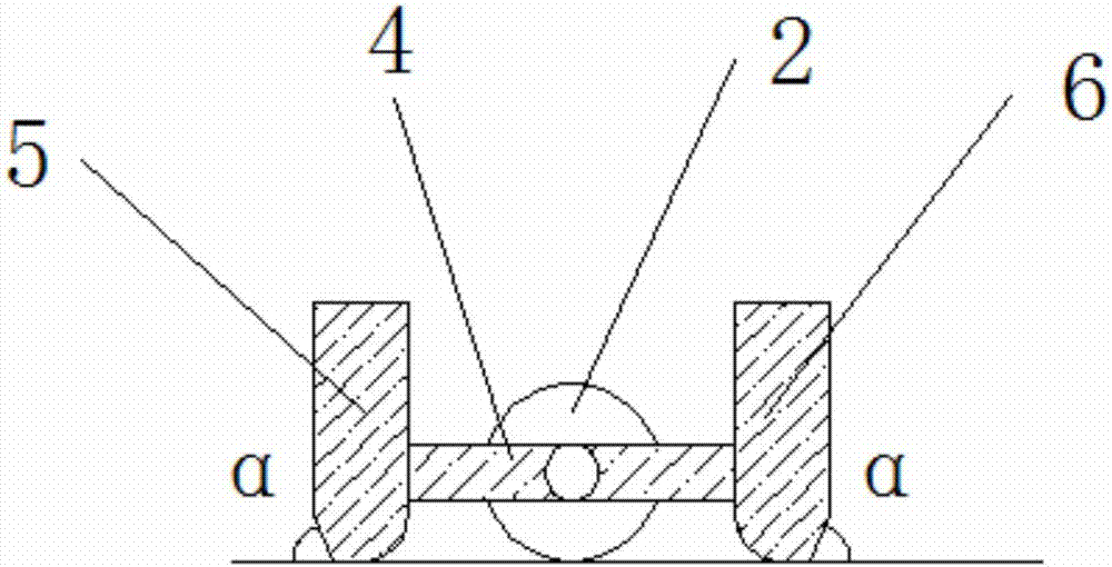 Powder paving device for quick forming equipment