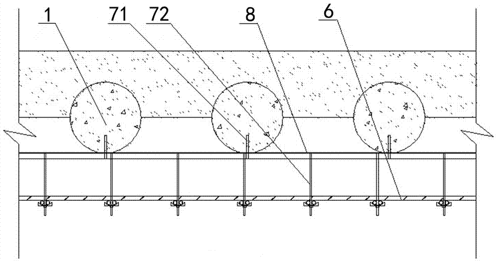 Construction method of underground waterproofing and exterior wall structure in narrow space of deep foundation pit