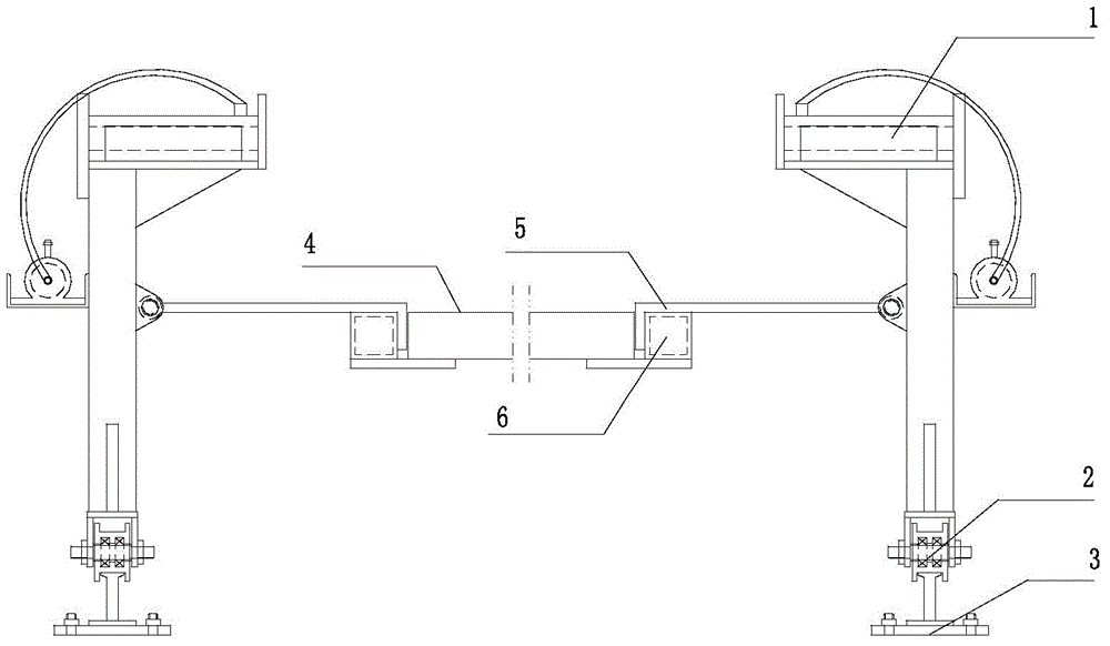 Dumper stress reserving carriage expansion prevention assembling and welding technology