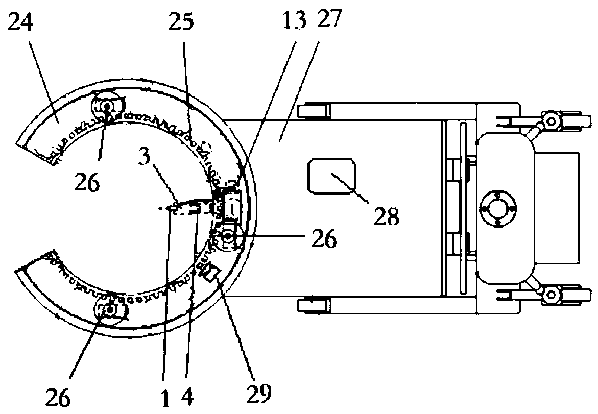 Pest-searching pesticide-injecting device for trunk and use method of device