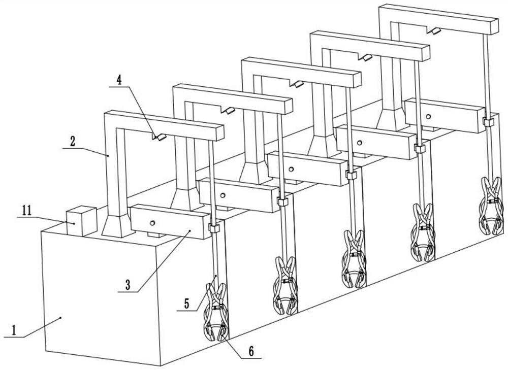 Safety belt binding state monitoring device and monitoring method for high-rise building construction