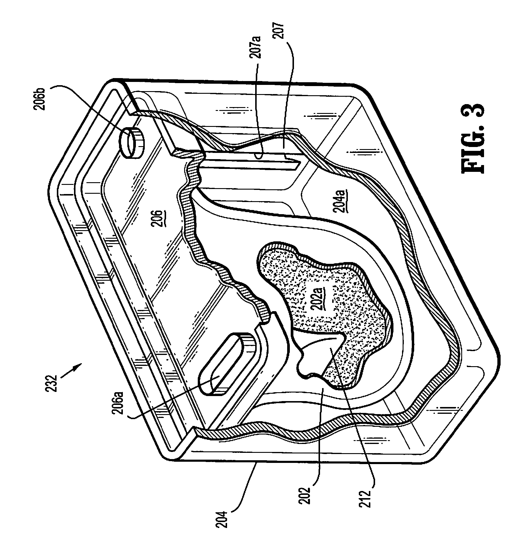 Wound therapy system with portable container apparatus