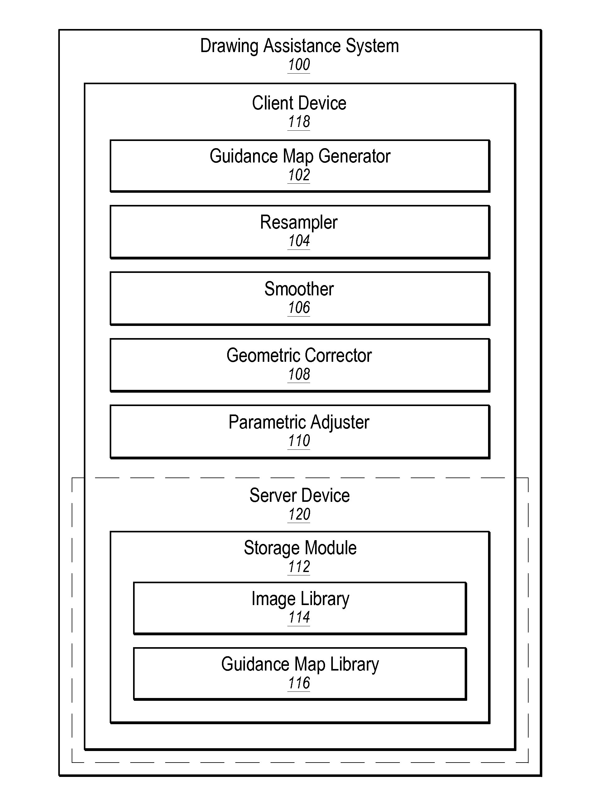 Geometrically and parametrically modifying user input to assist drawing