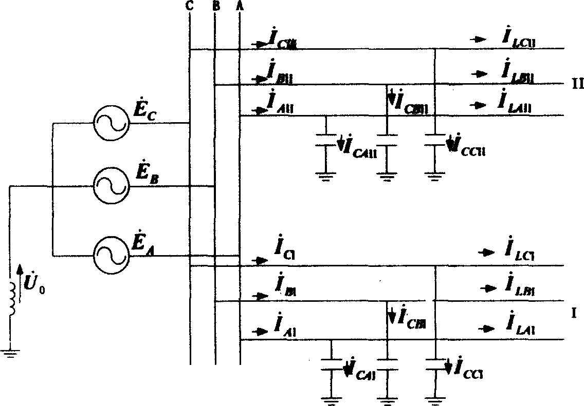 Grounded fault selecting and protecting method for grouded system with small current