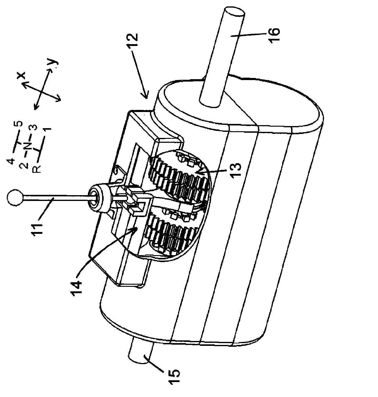 Automatic manual speed changer and speed change control mechanism thereof