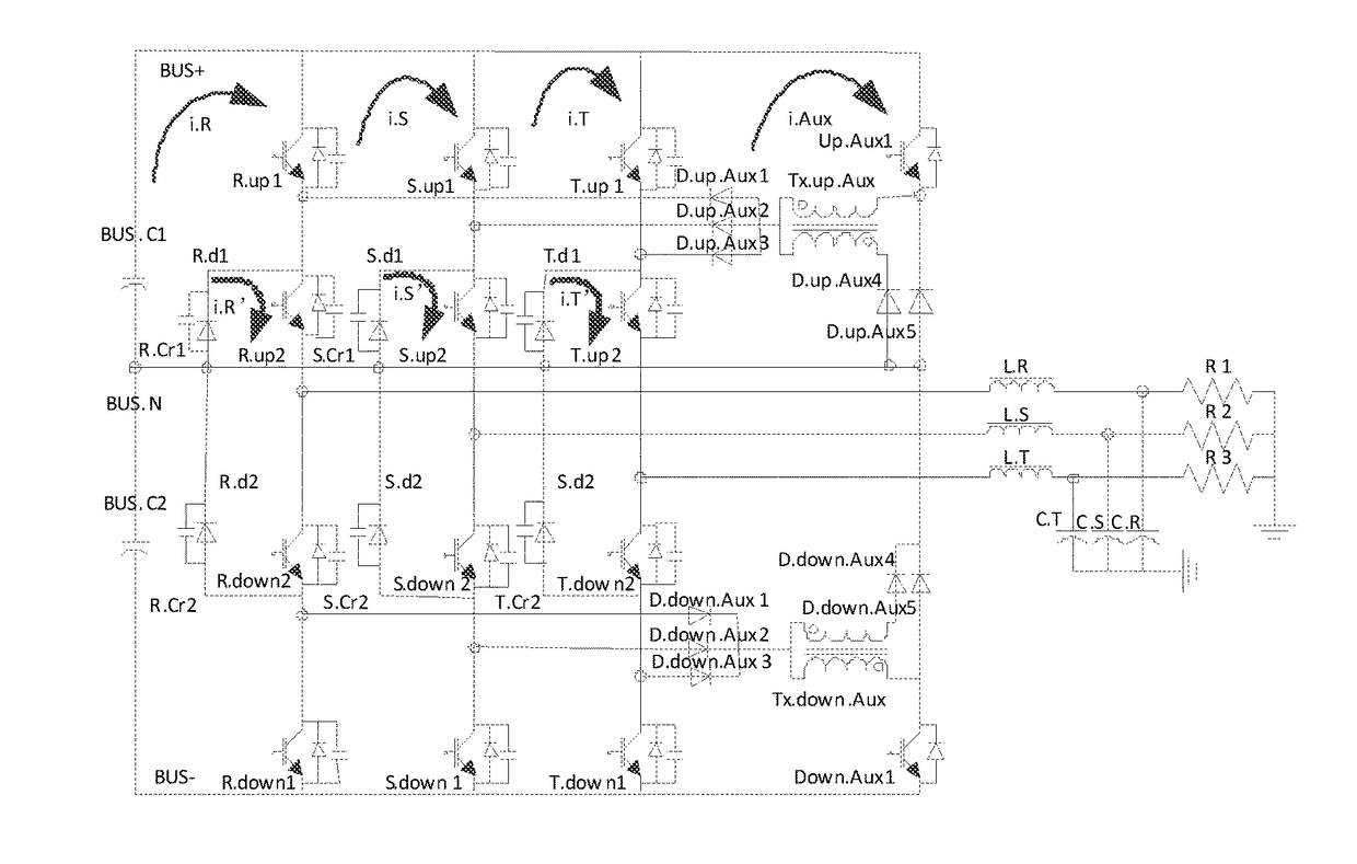 Control Method and Device for Circuit with a Bridge Arm of a Switch