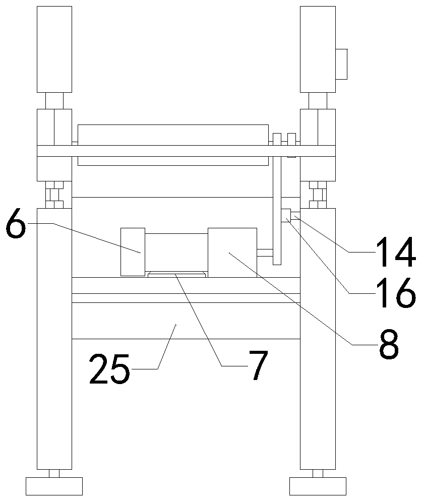 Conveying device convenient to adjust for warehousing