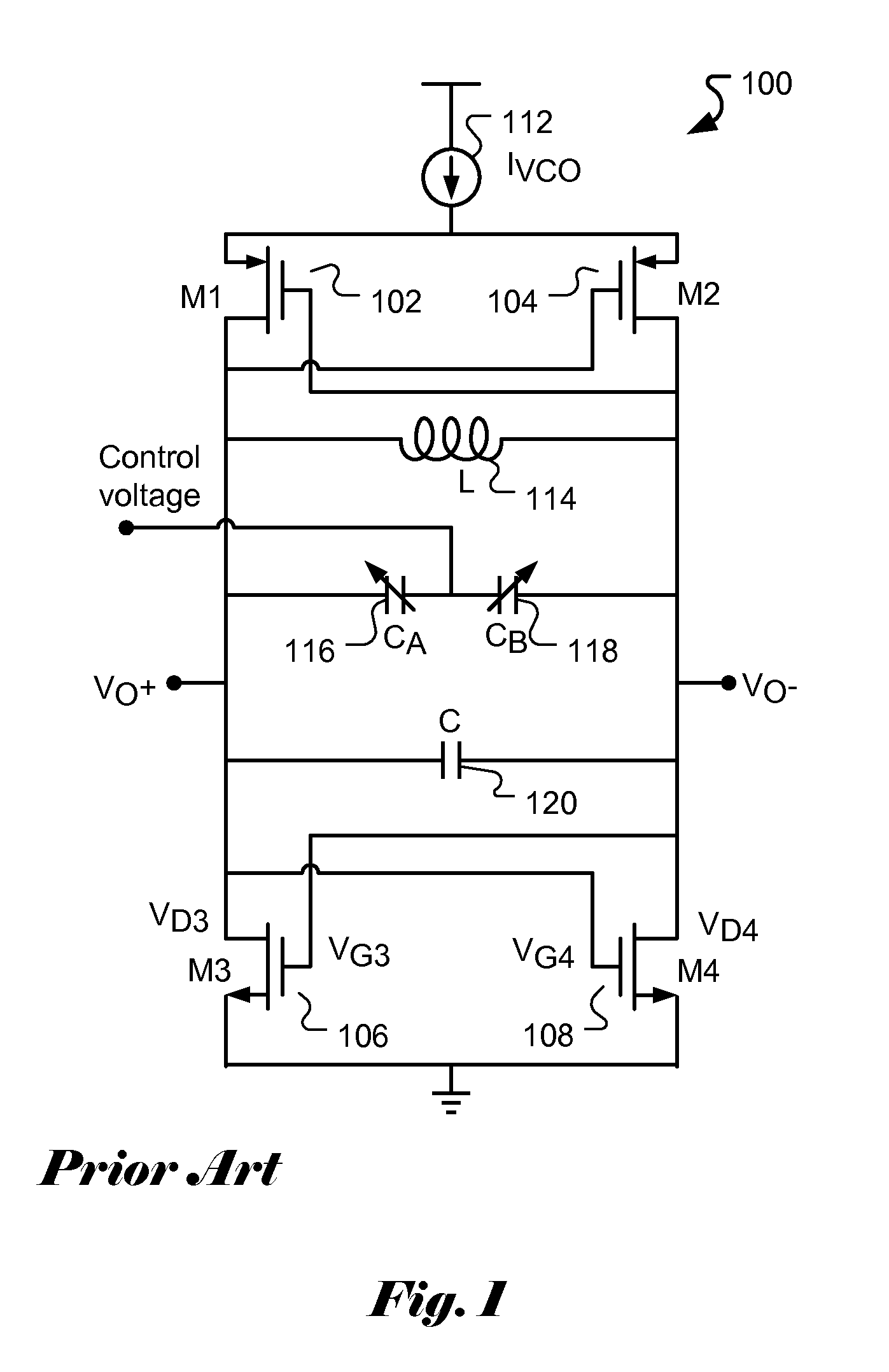 System and method for extending vco output voltage swing